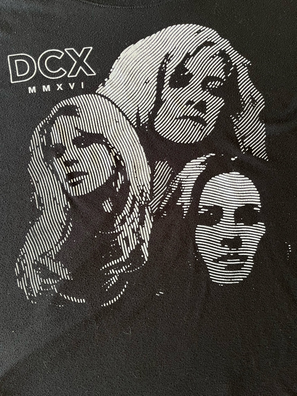 The Chicks (Dixie Chicks) DCX MMXVI World Tour 2016 Doleman Sleeve Black Tee